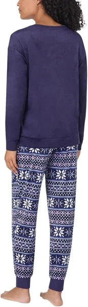 Nautica Women's 2 Piece Fleece Pajama Sleepwear Set(1812934)