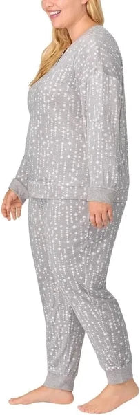 Nautica Women's 2 Piece Fleece Pajama Sleepwear Set(1812934)