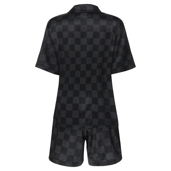 Women Nightwear Casual Pajamas Set Soft Sleepwear Ice Cool Homewear Summer