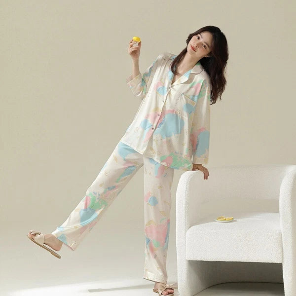 Women's Outdoor Homewear Set Comfortable Antimicrobial Fashion Cute Sleepwear