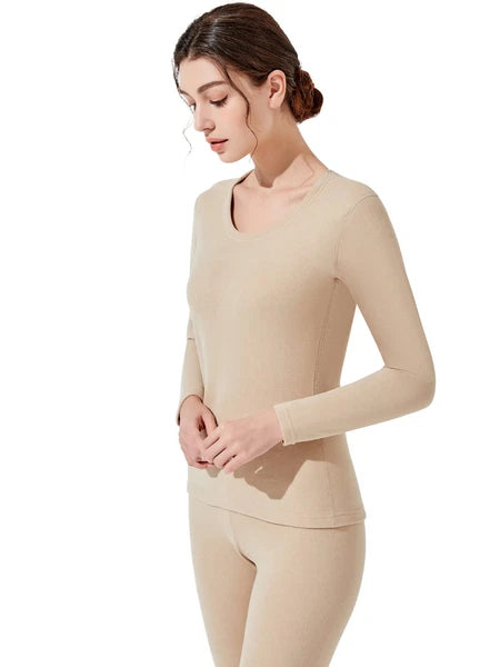 Womens Thermal Underwear Ultra-Soft Long Johns Set Base Layer Skiing Winter Warm