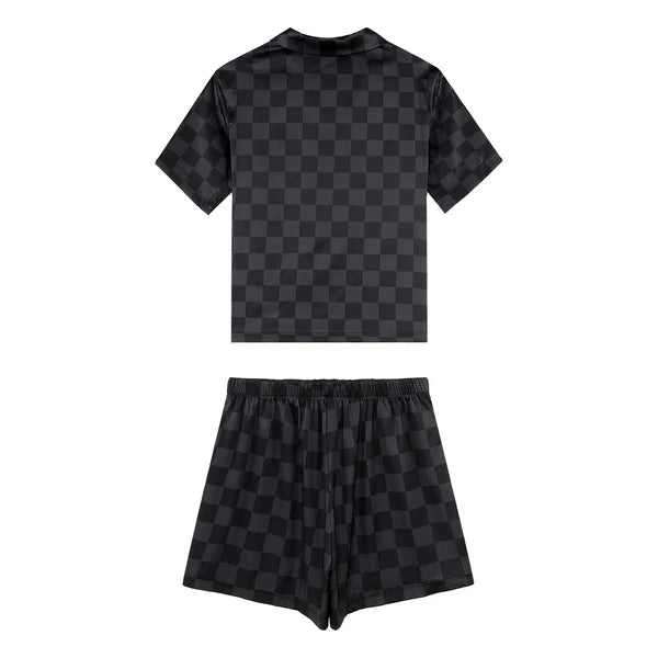 Women Nightwear Casual Pajamas Set Soft Sleepwear Ice Cool Homewear Summer