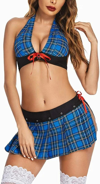 Women Lingerie Sexy Naughty Student After School Costume Chemise Roleplay Outfit