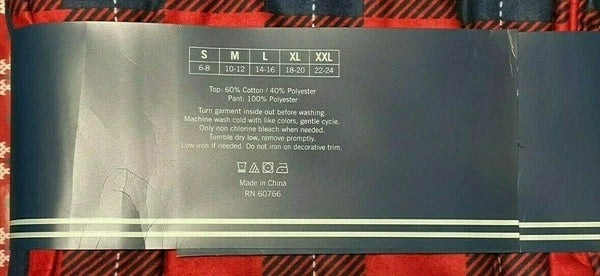 NAUTICA  Women's Logo And Plaid Family Sleep Set NWT