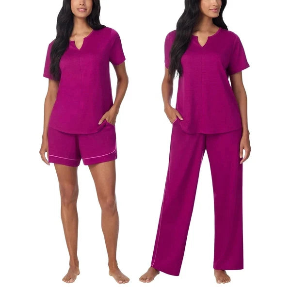 Carole Hochman Women’s  Midnight 3-Piece PJ Set