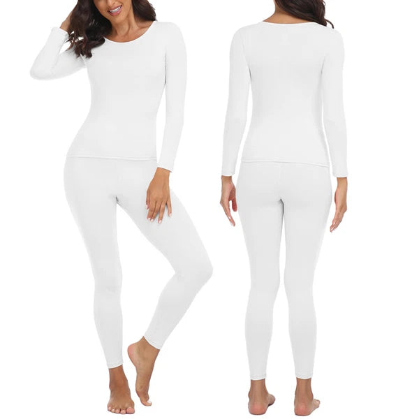 Conjunto Ropa Interior Térmica Clima Frío Para Mujer Ultrasuave Ropa Long Johns