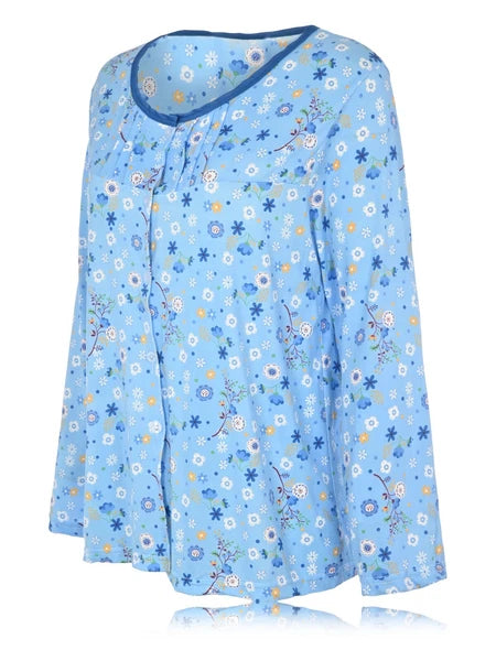 Womens Pajamas For Women Long Sleeve Pajamas Set Sleepwear  M L XL XXL NWT 6017P