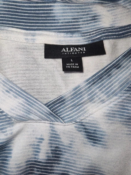 NWT Alfani V-Neck & Shorts 2-Pc. Set Loungewear Pajamas