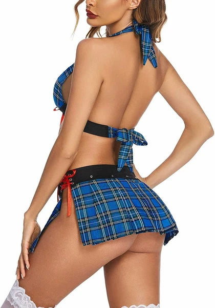 Women Lingerie Sexy Naughty Student After School Costume Chemise Roleplay Outfit