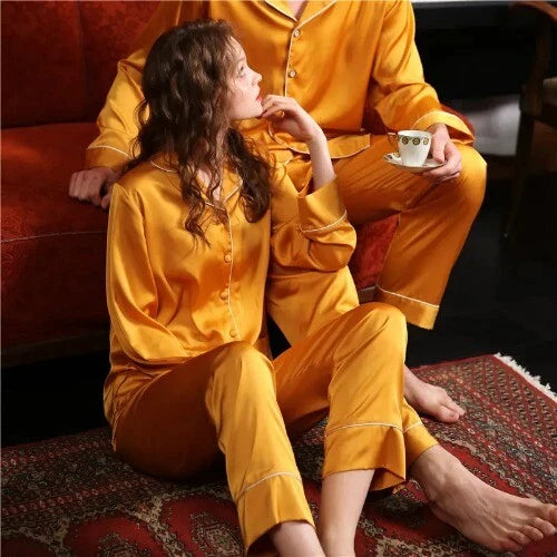 100% Silk Pajamas Women's Silk Pajamas Mulberry Silk Pajamas Pants Set