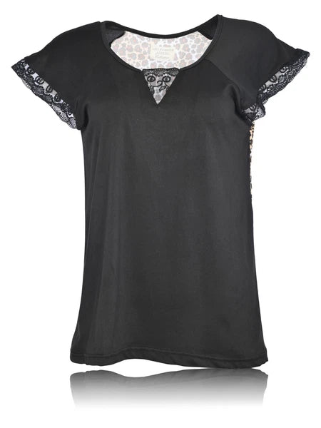 JEFFRICO Womens Capri Pajama Set 2 Piece Short Sleeve Top & Capri Pants 5035C