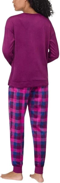 Nautica Women's 2 Piece Fleece Pajama Sleepwear Set(1812934)
