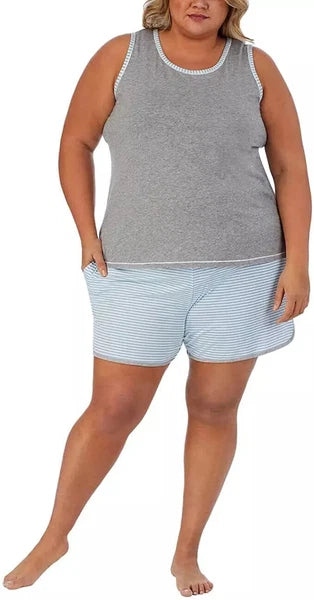 Carole Hochman Women's 4-Piece Cotton Pajama Set