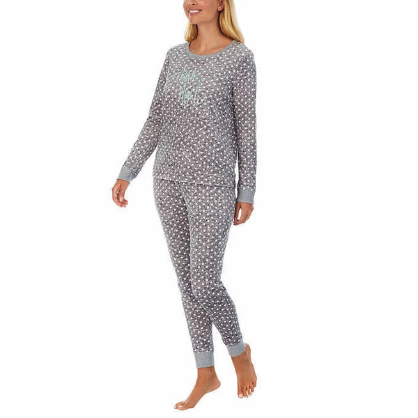 Jane and Bleecker Ladies' Fleece Pajama Set