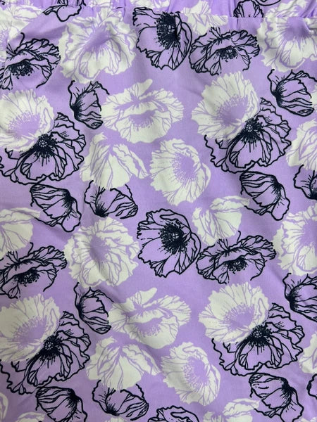 Women's talulah blue top with purple shorts  pajama set