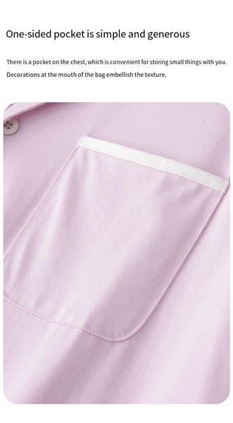 Breathable Comfort New Women Pajama Set Summer Thin Cool Short Sleeve Shorts-