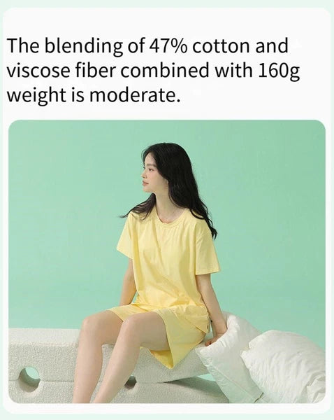 Women's Summer Soft Cool With Built-in Bra Pad Breathable Sports Pajamas Set-