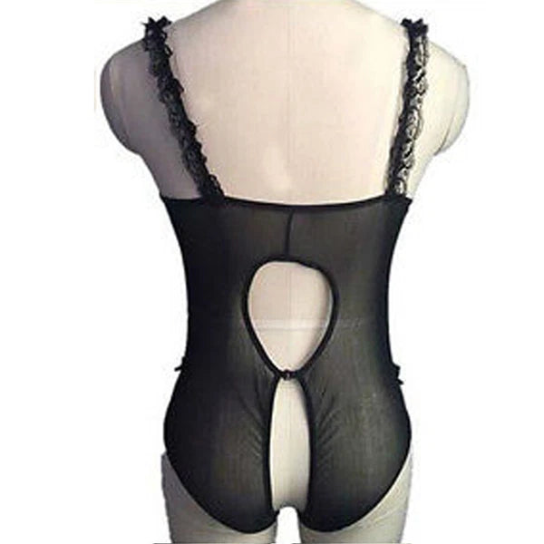 Women's Sexy Lingerie Bodysuit Dress Lace Lingerie Babydoll Nightwear Sleepwear