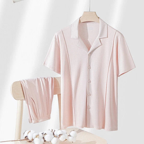 Women's Pajamas Set Antibacteria Comfortable Casual Summer Short Sleeved Shorts