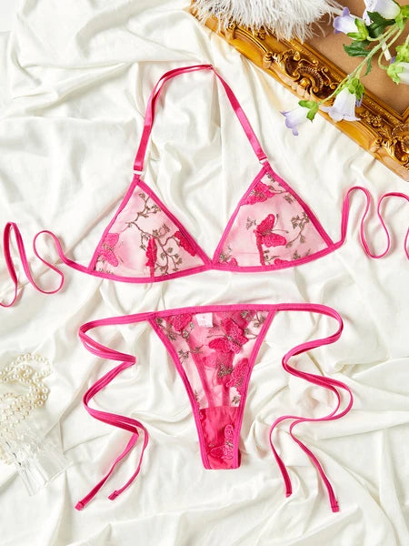 Women Sexy Lingerie Sleepwear Underwear Nightwear Babydoll Lace Bra Thong Set US