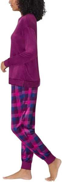 Nautica Women's 2 Piece Fleece Pajama Sleepwear Set(1812934)