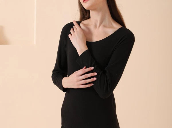 Women's Thermal Underwear Set Pyjama Long Johns Base Layer Top and Bottom Fleece