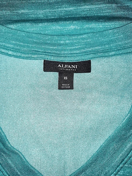 NWT Alfani V-Neck & Shorts 2-Pc. Set Loungewear Pajamas