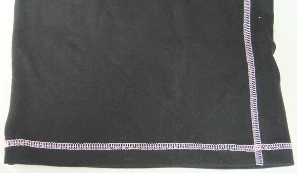 Ladies LOUNGER Pyjama Set PINK Long Sleeve Top BLACK Bottoms BODY BLEU Jersey PJ