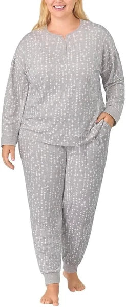 Nautica Women's 2 Piece Fleece Pajama Sleepwear Set(1812934)
