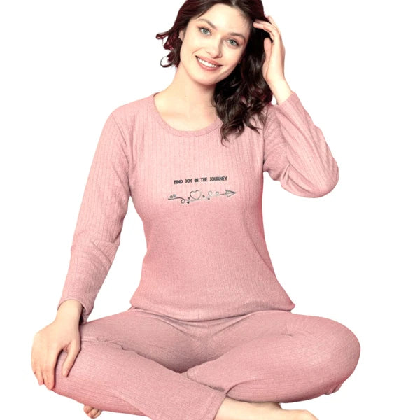 Joblot Ladies Pyjama Set Pyjamas With Long Sleeve And Trousers Homewear M-2XL-