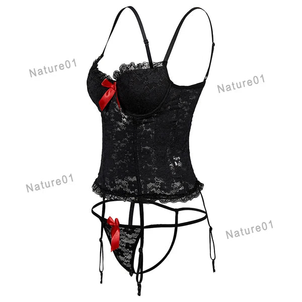 Women's Sexy Lingerie Sleepwear Underwear Lace Nightwear Dress G-String Babydoll