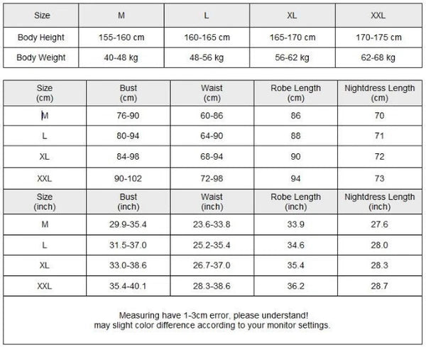 Sexy Robe Set Lace 2PCS Bathrobe Nightdress V-Neck Kimono Gown Sleepwear Suit