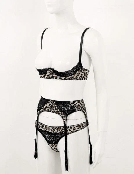 Women's G-string Sexy Lingerie Nightwear Lace Thong Bra Set Underwear Babydoll