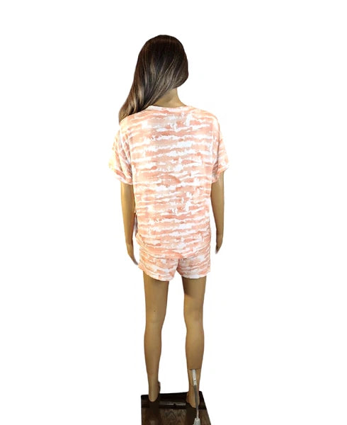 NWT Alfani V-Neck & Shorts 2-Pc. Set Loungewear Pajamas